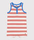 Gestreifter Baby-Kurzoverall aus Jersey