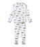 Jungen Schlafanzug weiss MARSHMALLOW/weiss MULTICO