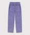Kinder-Hose aus Feincord violett