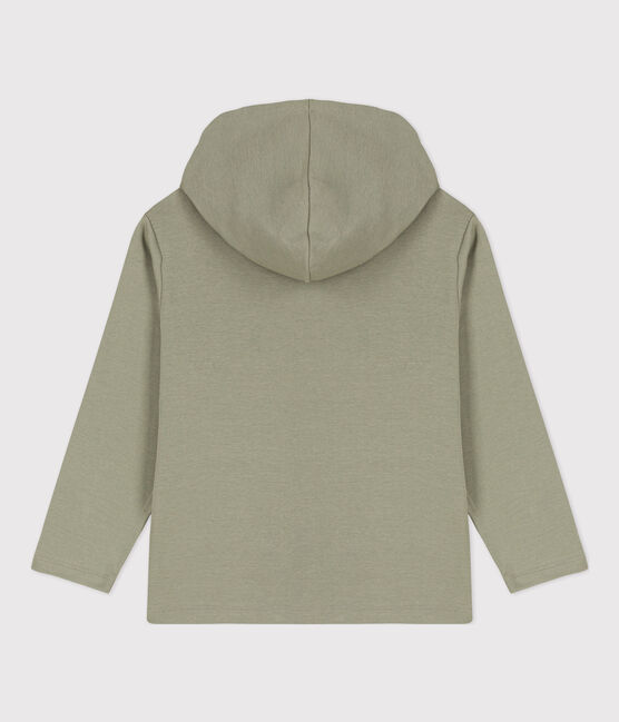 Kinder-T-Shirt mit Kapuze für Jungen grün MARECAGE