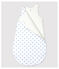 Babyschlafsack aus Baumwolle mit Sternmotiv weiss ECUME/grau MISTIGRI