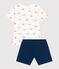 Kinder-Kurzpyjama aus Baumwolle mit Krebs-Motiv INCOGNITO/ MULTICO