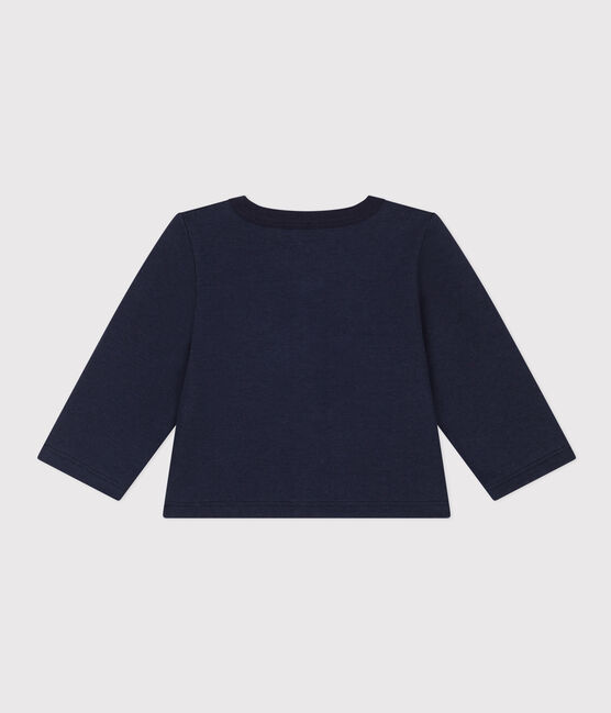 Baby-Cardigan aus dichtem Jersey blau SMOKING