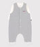 Babyset aus Overall und Body aus Baumwolle weiss MARSHMALLOW/blau SMOKING