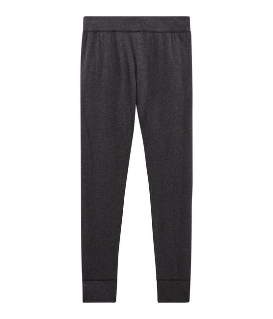 Lange leggings in extrafeiner doppelbaumwolle grau CITY CHINE