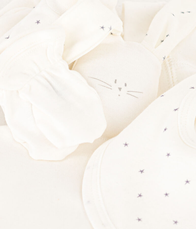 Erstausstattungskoffer, alles aus Baumwolle vielfarbig