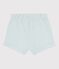 Baby-Shorts aus einfarbiger Baumwolle blau