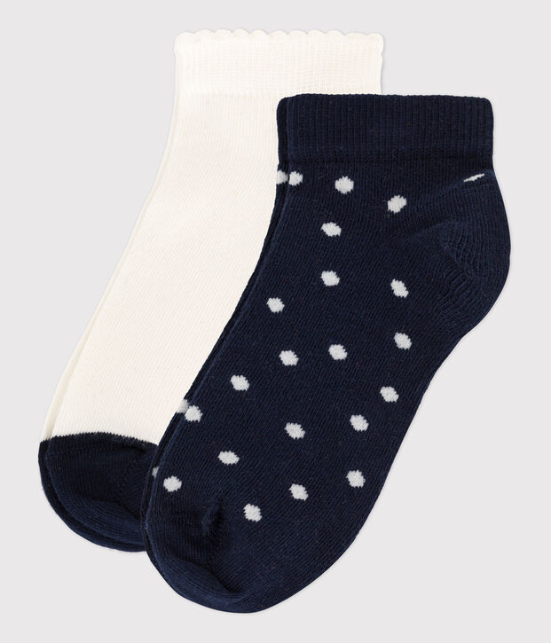 2er-Set Kindersocken f&uuml;r M&auml;dchen vielfarbig