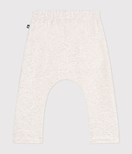 Baby-Hose aus weichem und warmen Molton beige MONTELIMAR CHINE