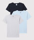3er-Set kurzärmelige T-Shirts aus Bio-Baumwolle für Jungen