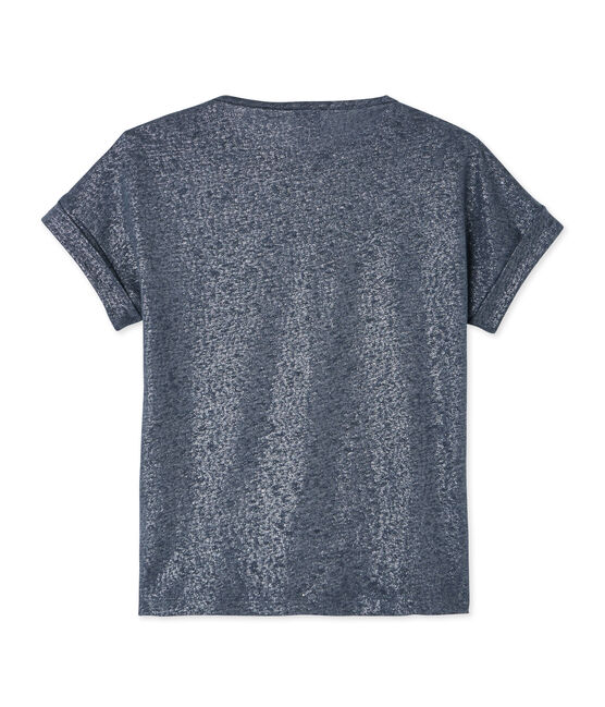 Mädchen-Kurzarmshirt grau MAKI/grau ARGENT