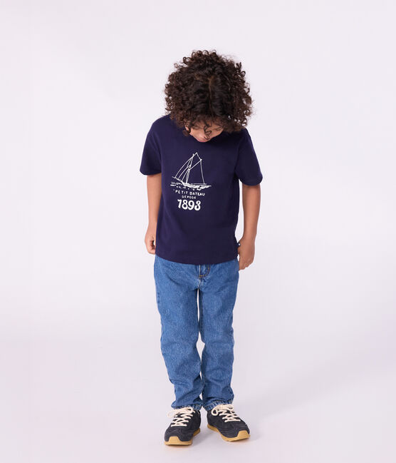 Kurzärmeliges Kinder-T-Shirt mit Muster SOIR