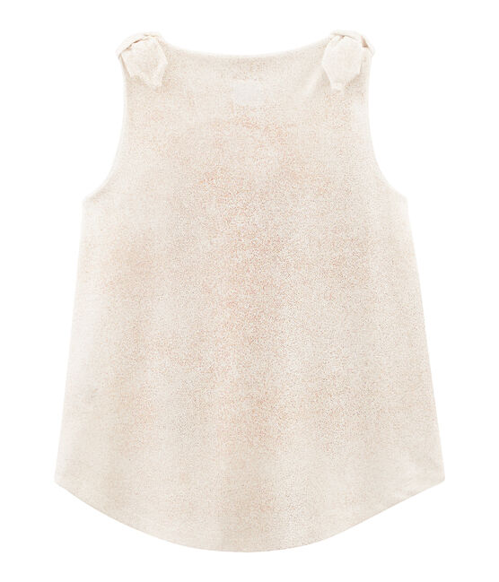 Kinder Tanktop M&auml;dchen weiss MARSHMALLOW/rosa COPPER