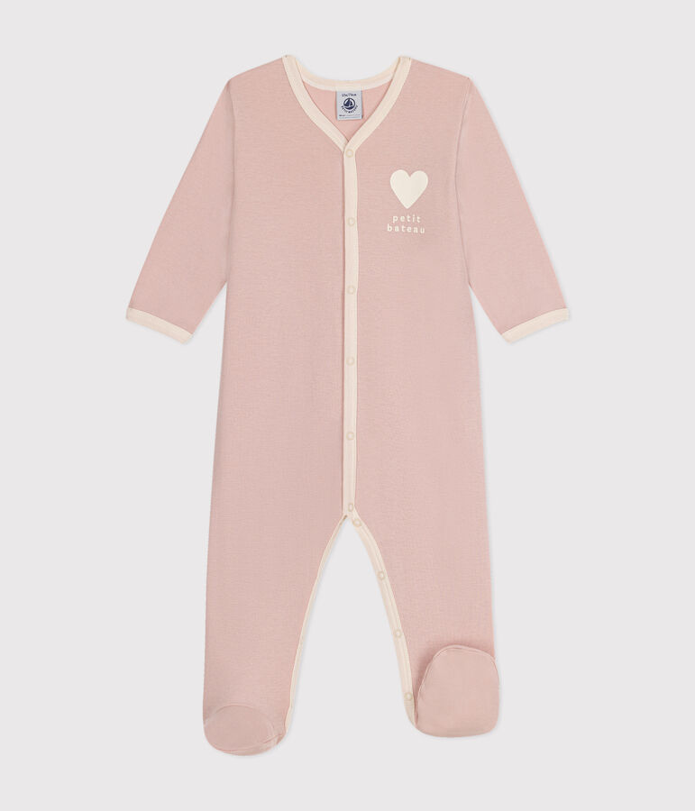 Baby-Strampler aus Baumwolle rosa SALINE