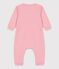 Baby-Overall aus Bio-Baumwoll-Molton rosa CHARME