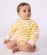 Baby-Kapuzensweatshirt aus Baumwolle mit Streifen