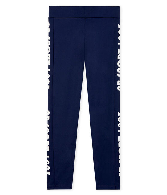 Kinder-Sportleggings für Mädchen blau SMOKING