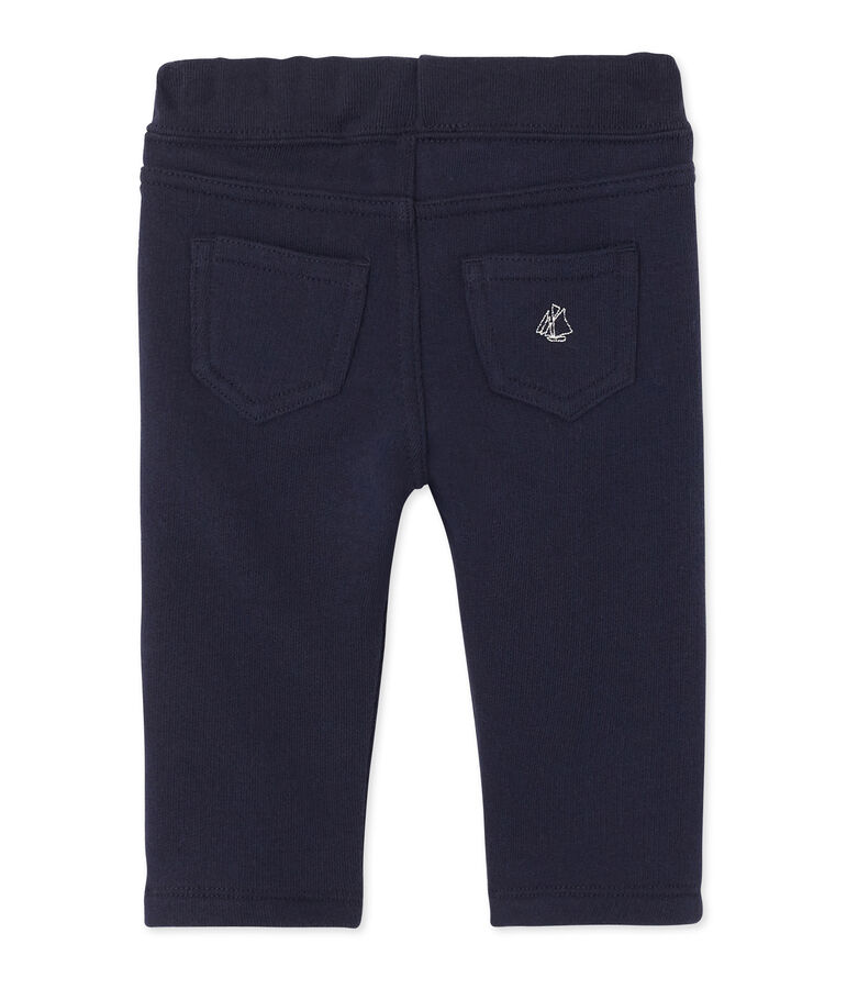 Baby-Jungen-Hose aus Molton blau
