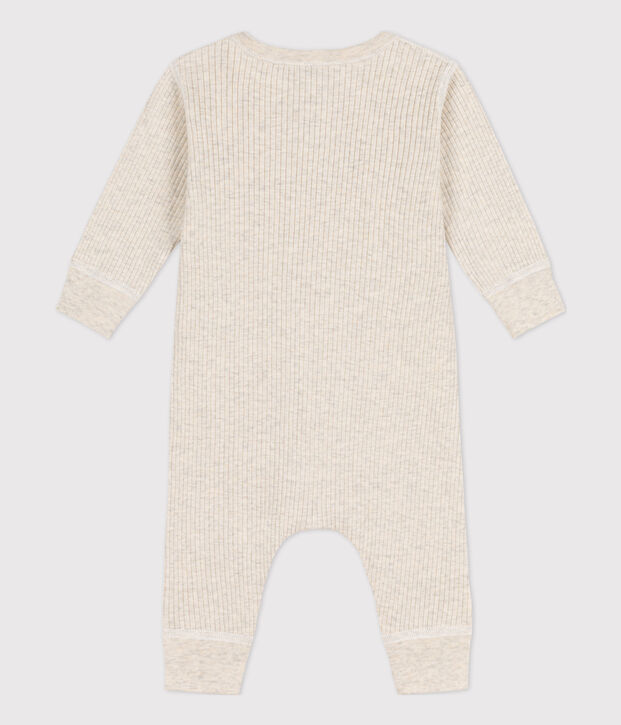 Langer Baby-Overall aus Rippstrick MONTELIMAR CHINE