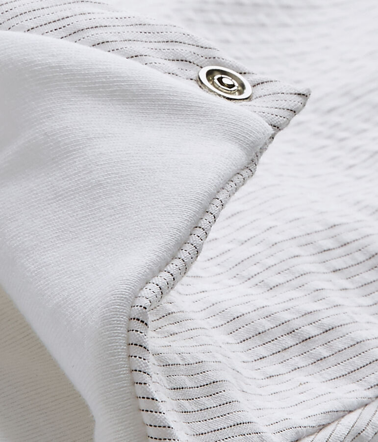 Zweiteiliges Baby-Jungen-Set weiss ECUME/beige BEIGE