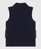 Kinder-Weste aus Doppeljersey blau SMOKING