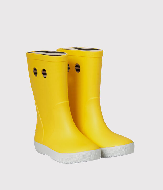 Kinder-Regenstiefel M&auml;dchen/Jungen gelb
