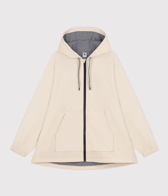 Kurze Damen-Regenjacke naturfarben AVALANCHE