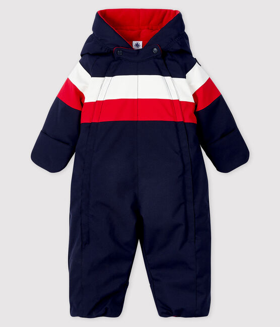 Baby-Fliegerorverall für Jungen blau SMOKING/weiss MULTICO