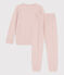 Kinderpyjama aus Frottee rosa SALINE