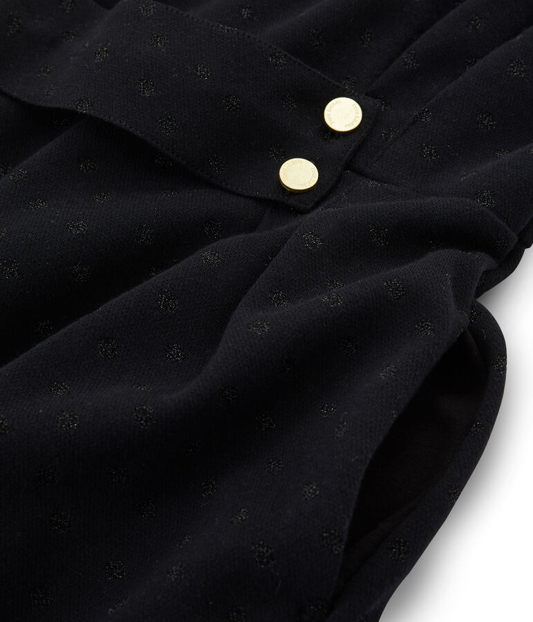 Anliegendes lang&auml;rmliges Kleid f&uuml;r Damen schwarz/schwarz