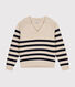 Damen-Pullover aus Wolle und Baumwolle