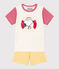 Kurzpyjama Petit Bateau X Snoopy aus Baumwolle weiss MARSHMALLOW/weiss MULTICO