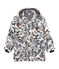 Gemusterte Regenjacke Mädchen weiss MARSHMALLOW/weiss MULTICO