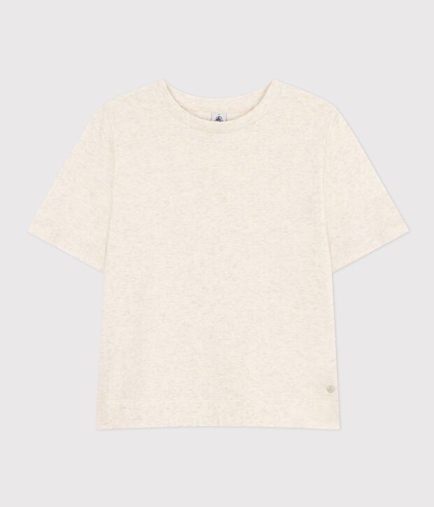 Damen-T-Shirt Le Boxy aus Baumwolle MONTELIMAR CHINE