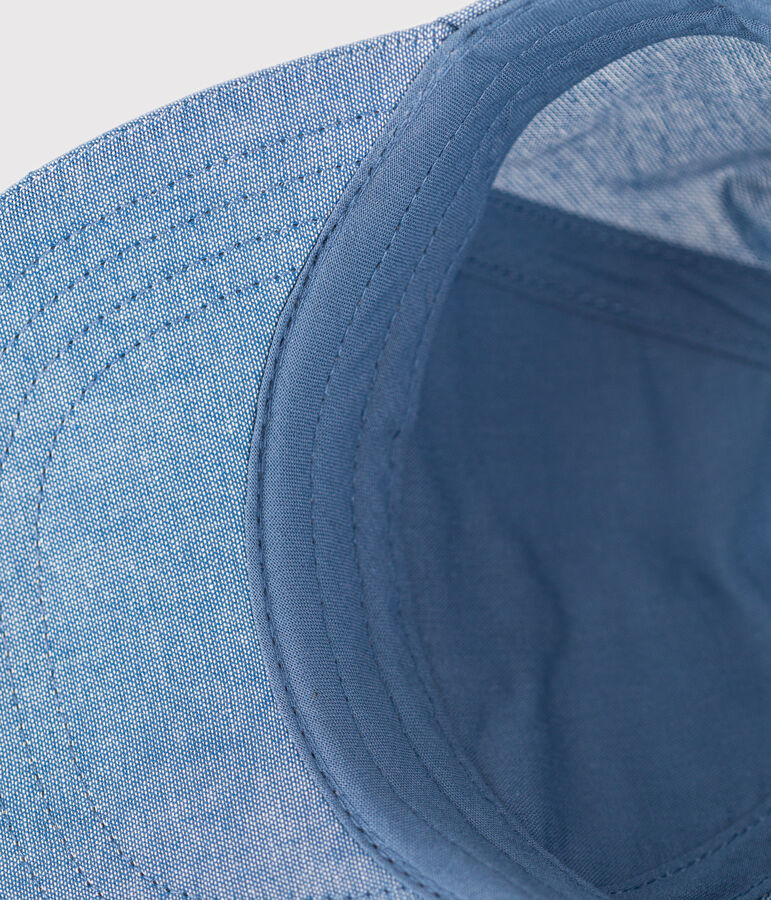 Baby-Schirmm&uuml;tze aus himmelblauem Denim blau DENIM CLAIR