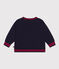 Baby-Teddy aus dichtem Jersey blau SMOKING