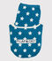Snugfit-Kinderpyjama aus Bio-Baumwolle mit grafischem Print MALLARD/ ECUME