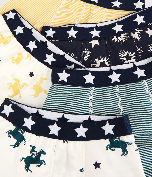 5er-Set Boxershorts aus Baumwolle f&uuml;r Jungen vielfarbig