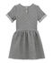 Mädchen Kurzarmkleid grau CAPECOD/weiss MARSHMALLOW