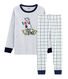 Pyjama aus Doppeljersey und Rippstrick für kleine Jungen