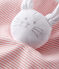 Katoenen knuffelkonijn voor baby's rosa CHARME/weiss MARSHMALLOW