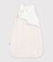 Babyschlafsack aus Baumwolle mit Blumenmotiv TOG-Wert 1,5 weiss/vielfarbig