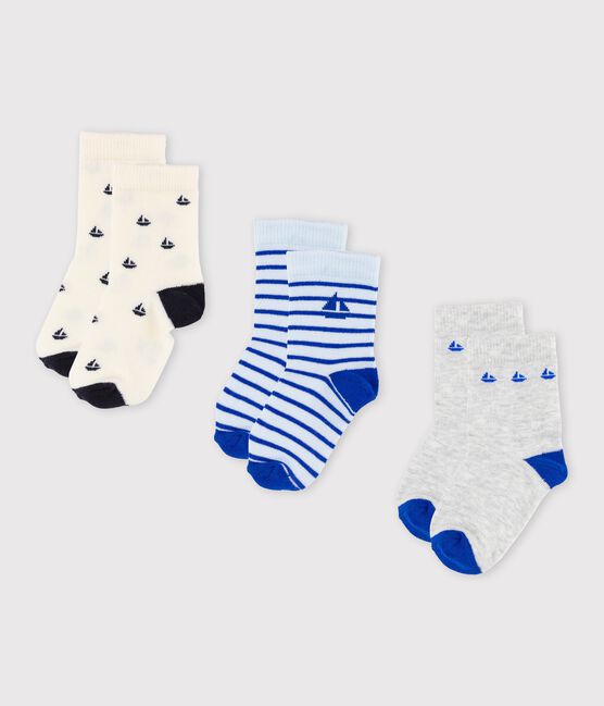 Set aus drei Paar Babystrümpfen für Jungen variante 2