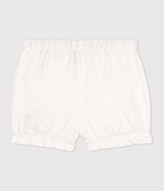 3er-Set Slips aus Baumwolle und Elastan mit Blumenmuster für Mädchen weiss MARSHMALLOW/weiss MULTICO