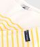 Langärmeliges Kinder-T-Shirt "Marinière" aus Baumwolle weiss MARSHMALLOW/ ORGE