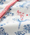 Baby-Strampler aus Rippstrick weiss/vielfarbig