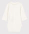 Baby-Body aus Bio-Baumwolle mit besticktem Kragen weiss MARSHMALLOW