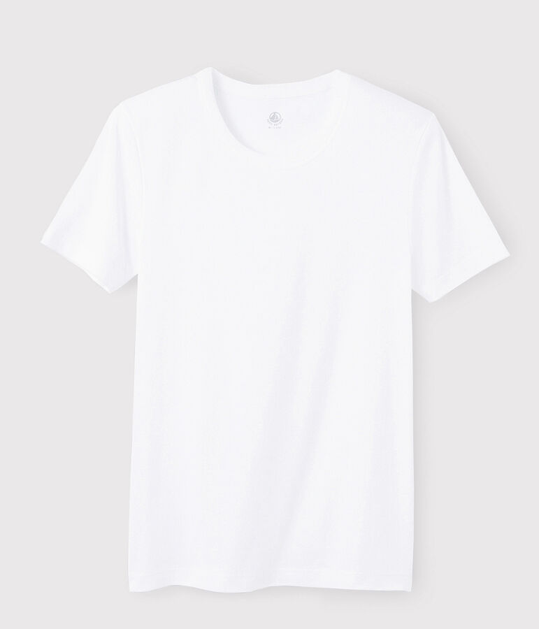 Kurz&auml;rmliges T-Shirt weiss