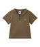 Baby-Jungen-Kurzarmshirt braun SHITAKE