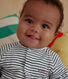 Gestreifter-Baby-Overall aus Doppeljersey